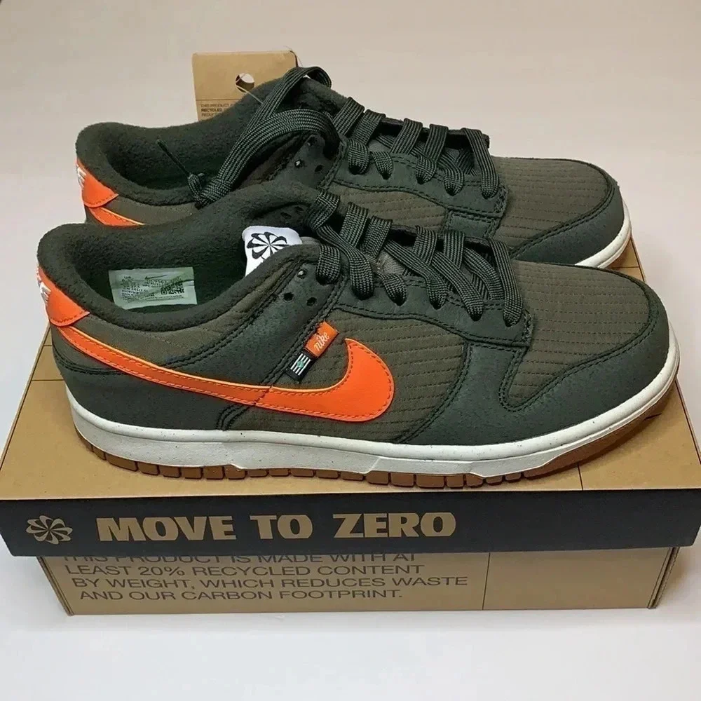 Nike Dunk Sneakers Low Retro Next Nature Sequoia Olive Sneakers 6.5 New